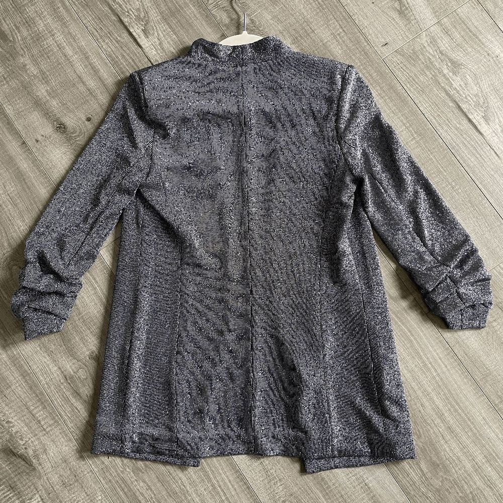 Aritzia Babaton Power Hip Blazer Metallic Size XS - Picture 2 of 8
